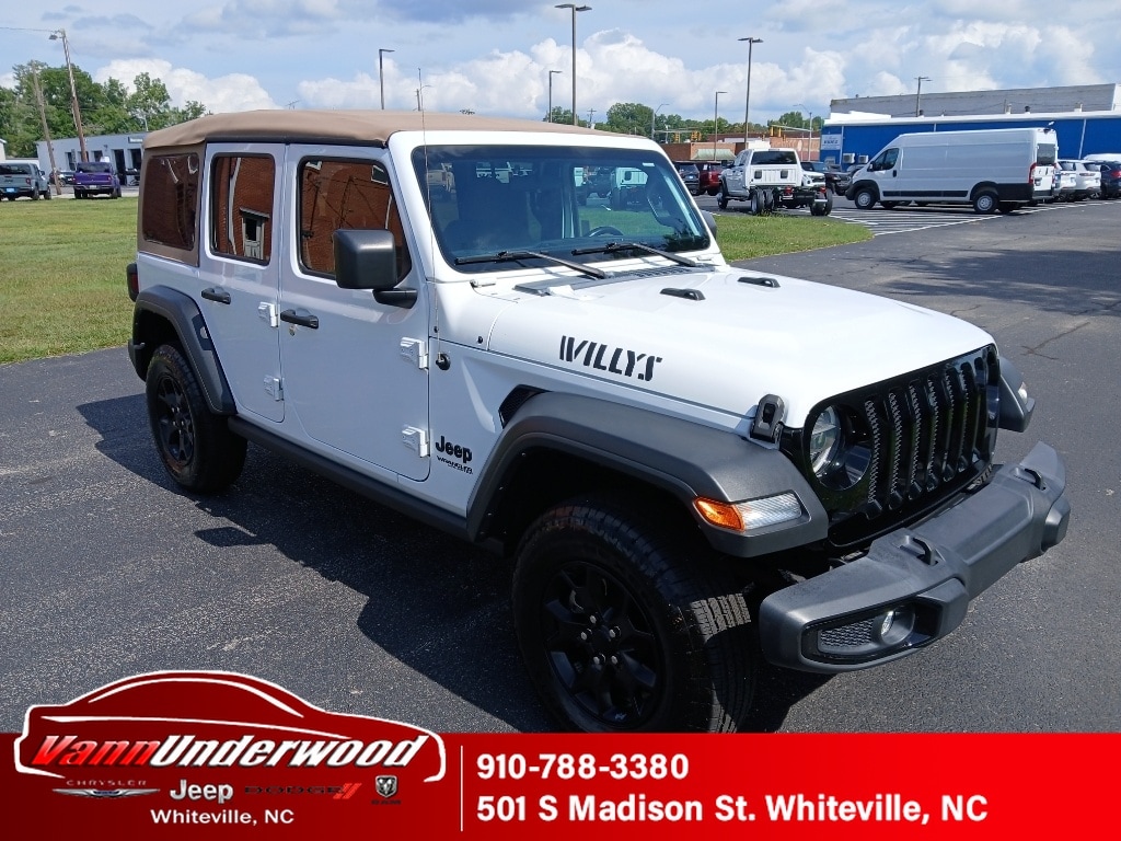 Used 2022 Jeep Wrangler Unlimited Willys Sport Utility