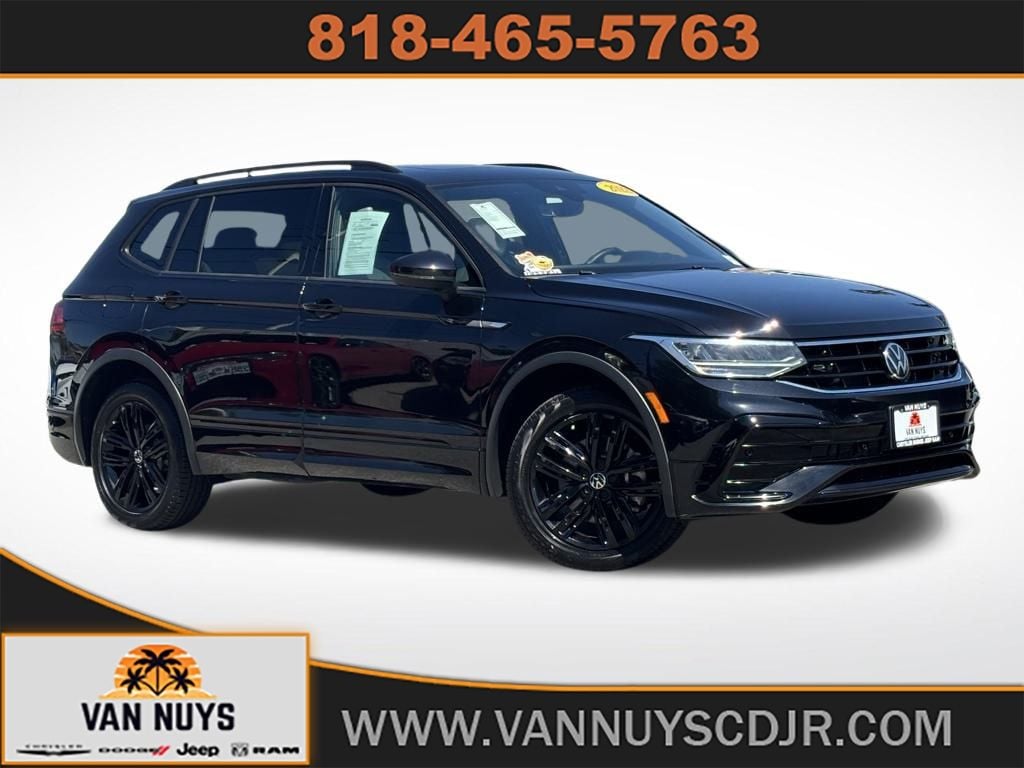 Used 2022 Volkswagen Tiguan 2.0T SE R-Line Black SUV