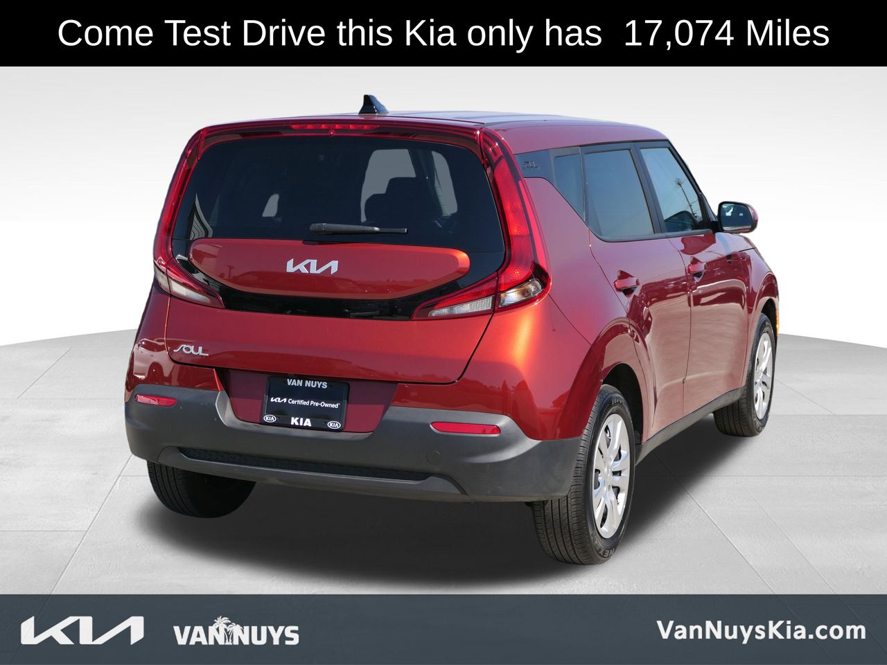 Certified 2022 Kia Soul LX with VIN KNDJ23AU3N7803045 for sale in Los Angeles, CA