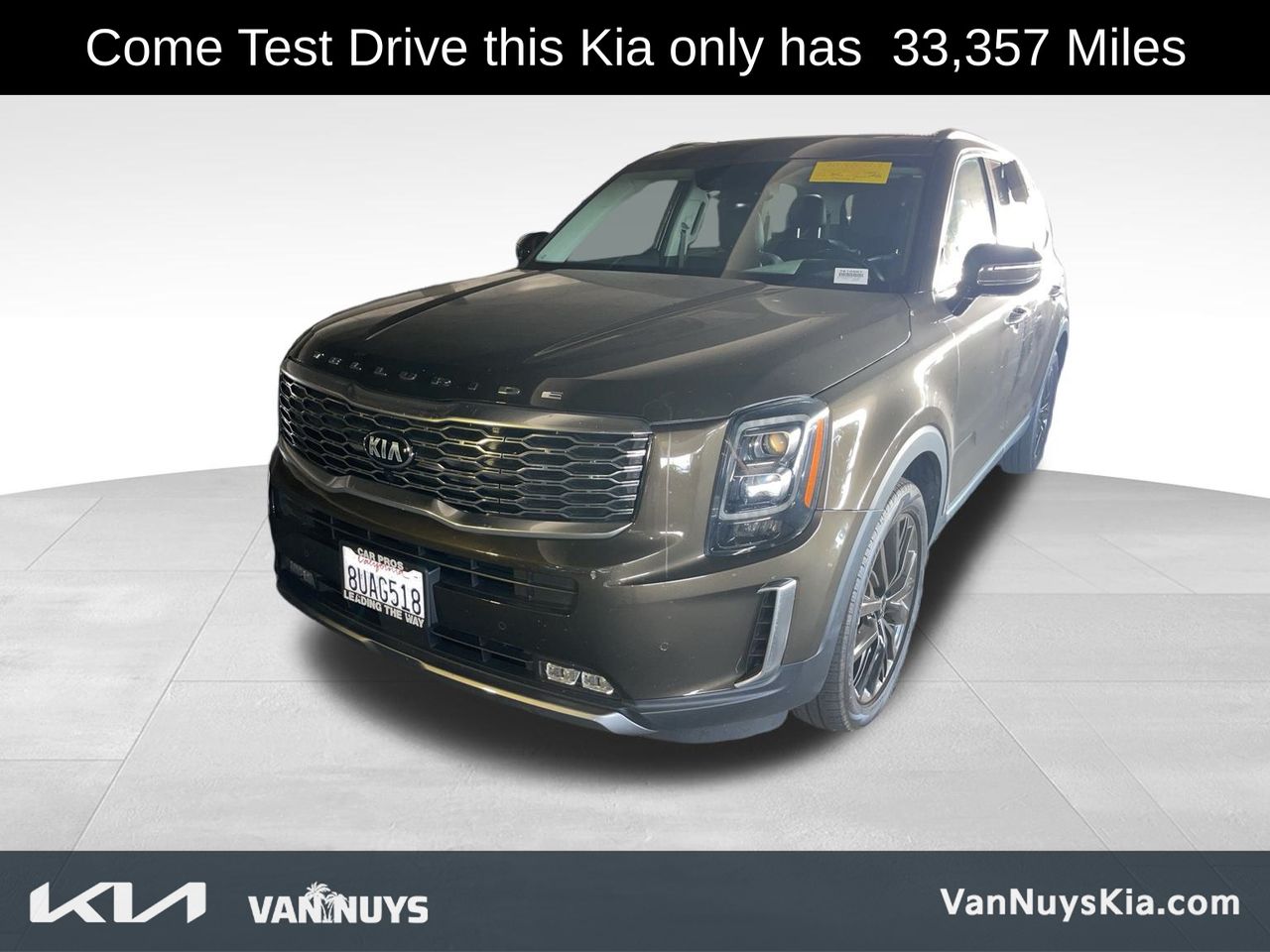 Certified 2021 Kia Telluride SX with VIN 5XYP54HC9MG132485 for sale in Los Angeles, CA