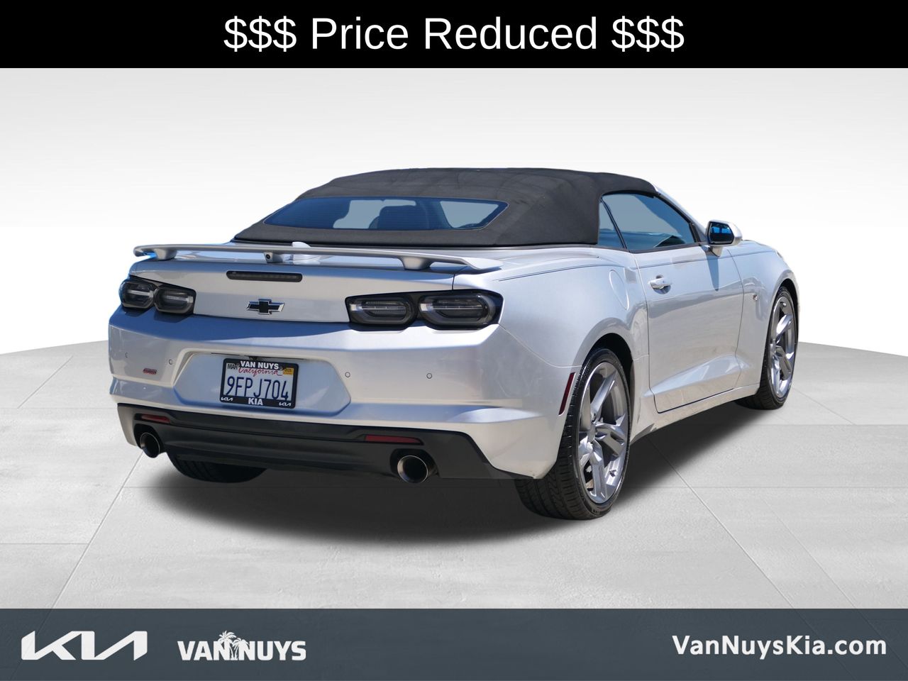 Used 2019 Chevrolet Camaro 2SS with VIN 1G1FH3D75K0114972 for sale in Los Angeles, CA