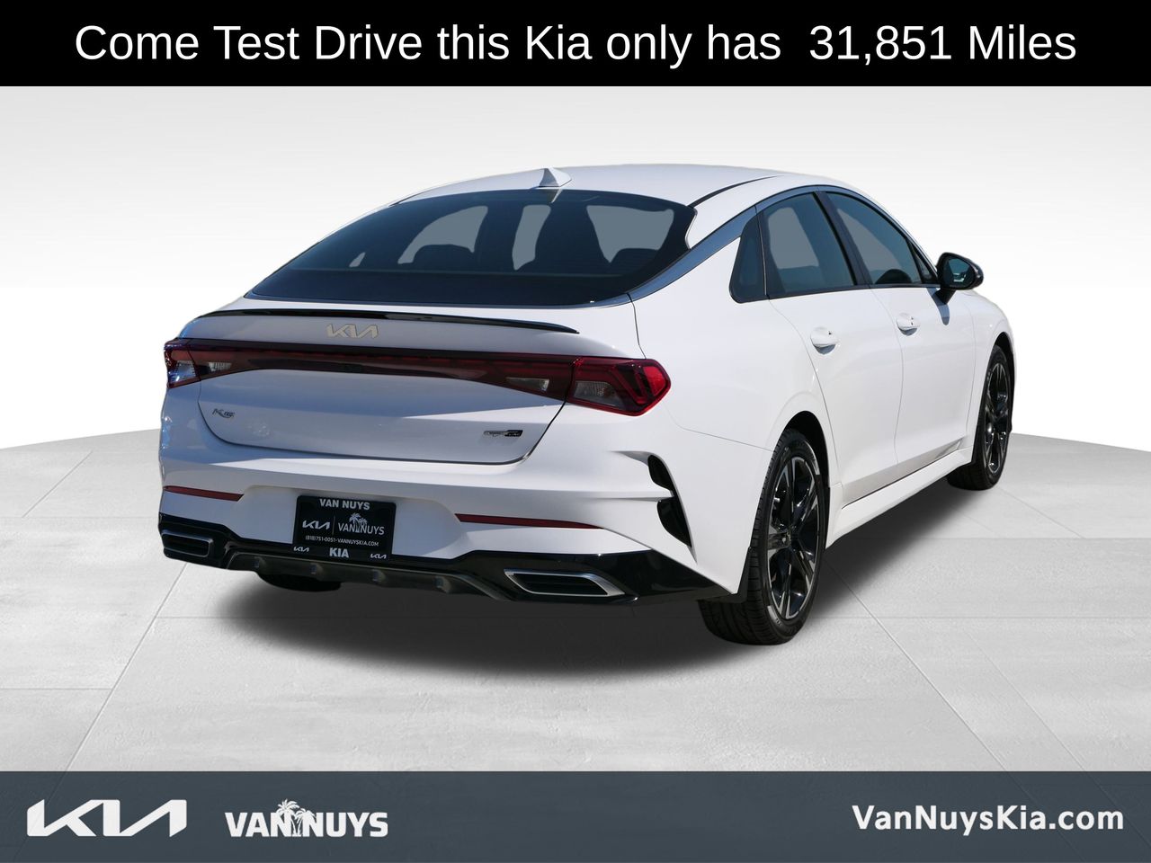 Certified 2022 Kia K5 GT-Line with VIN 5XXG64J21NG100635 for sale in Los Angeles, CA