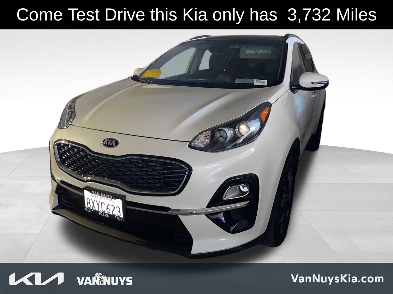 Certified 2022 Kia Sportage EX with VIN KNDPN3AC5N7997439 for sale in Los Angeles, CA