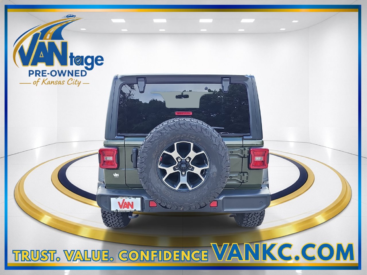 Used 2021 Sarge Green Clearcoat Jeep Unlimited Sport S image 7