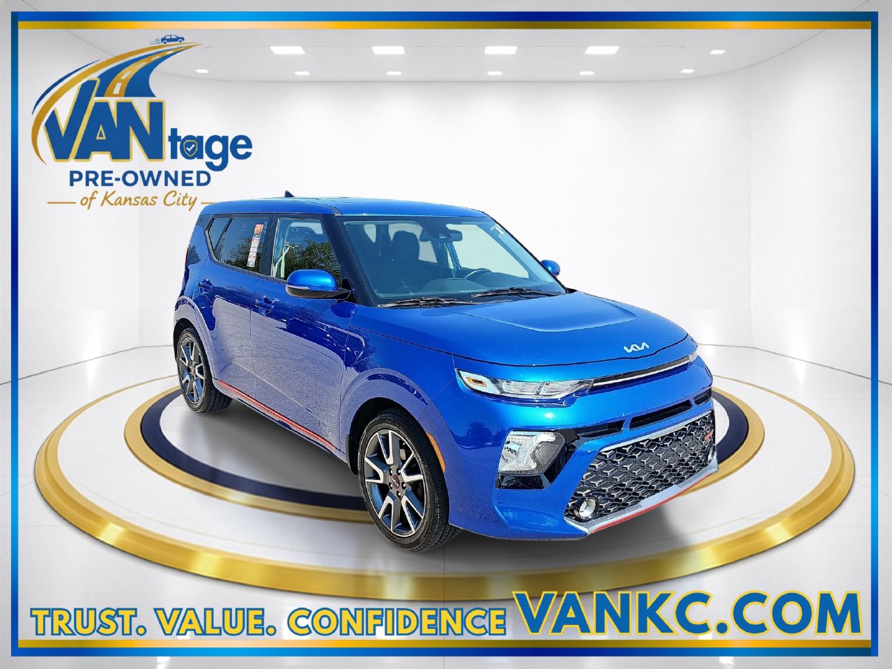 Used 2022 Neptune Blue Kia GT-Line image 3