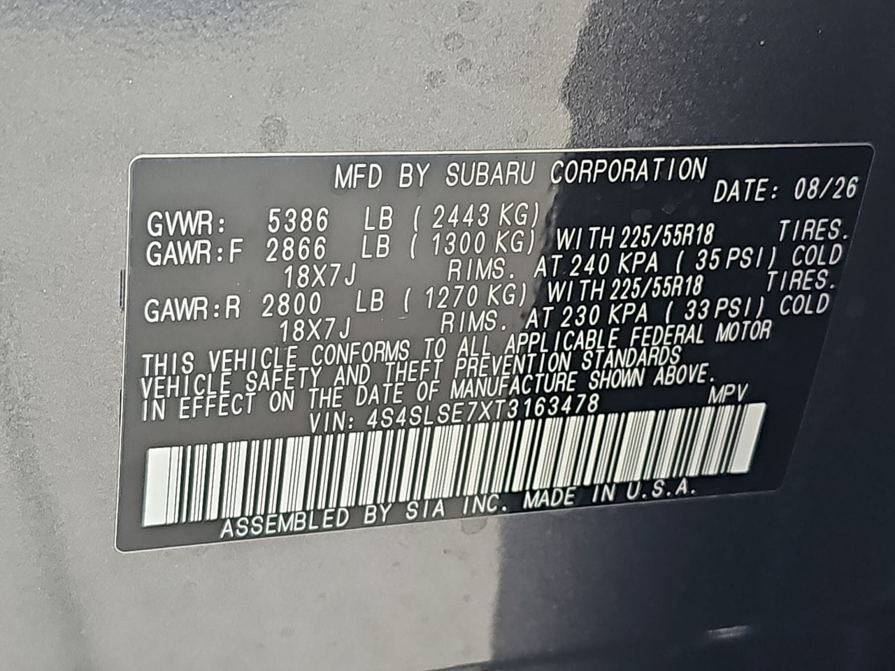 New 2026 Magnetite Gray Subaru Premium Hybrid image 38