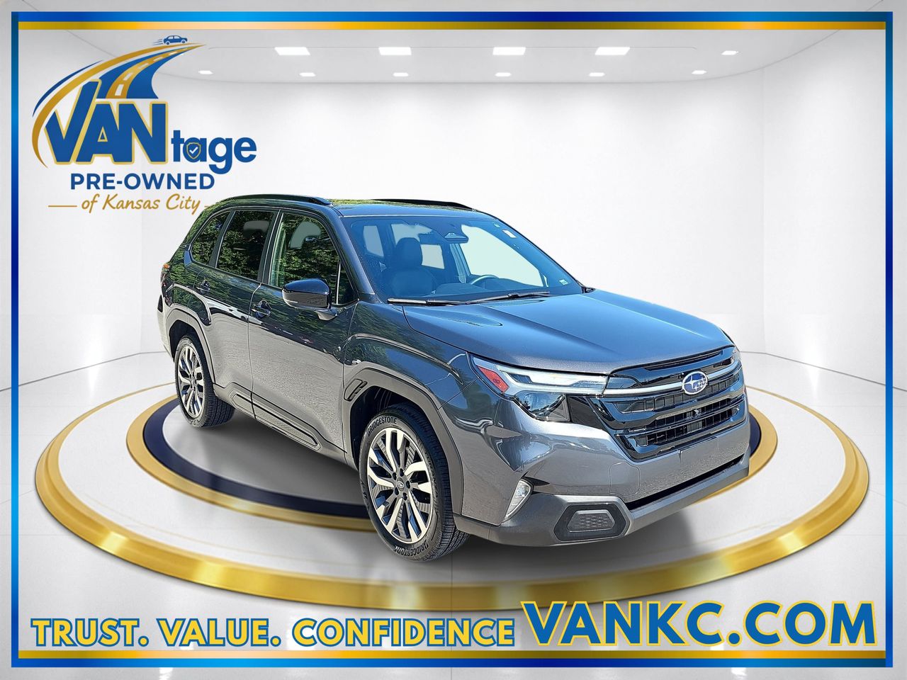 Certified Used 2025 Gray Metallic Subaru Touring image 3