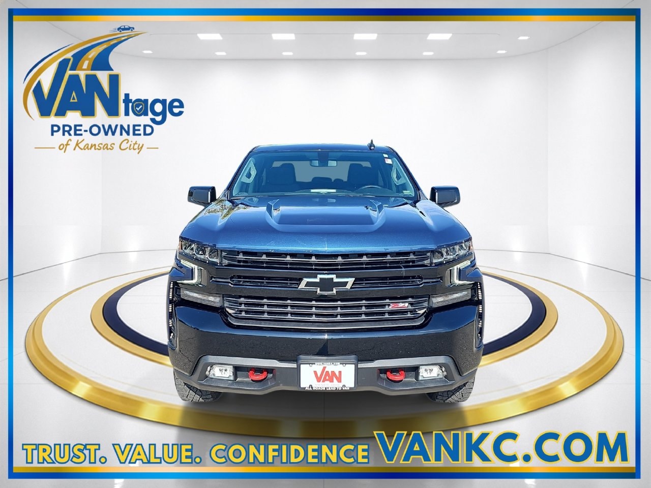 Used 2021 Chevrolet Silverado 1500 LT Trail Boss with VIN 3GCPYFED7MG399500 for sale in Kansas City