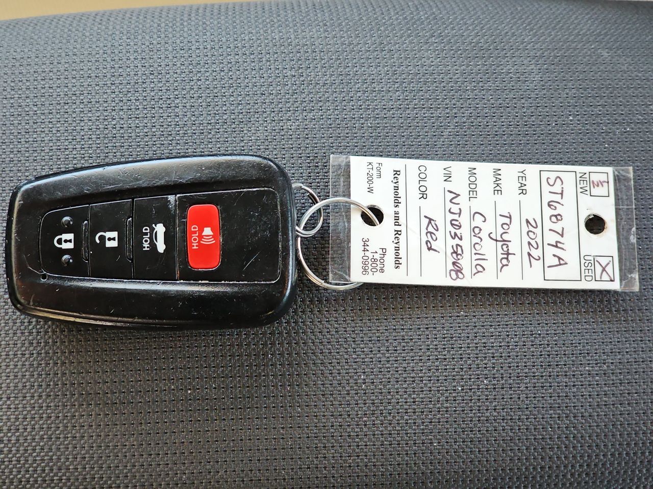 Used 2022 Ruby Flare Pearl Toyota LE image 39