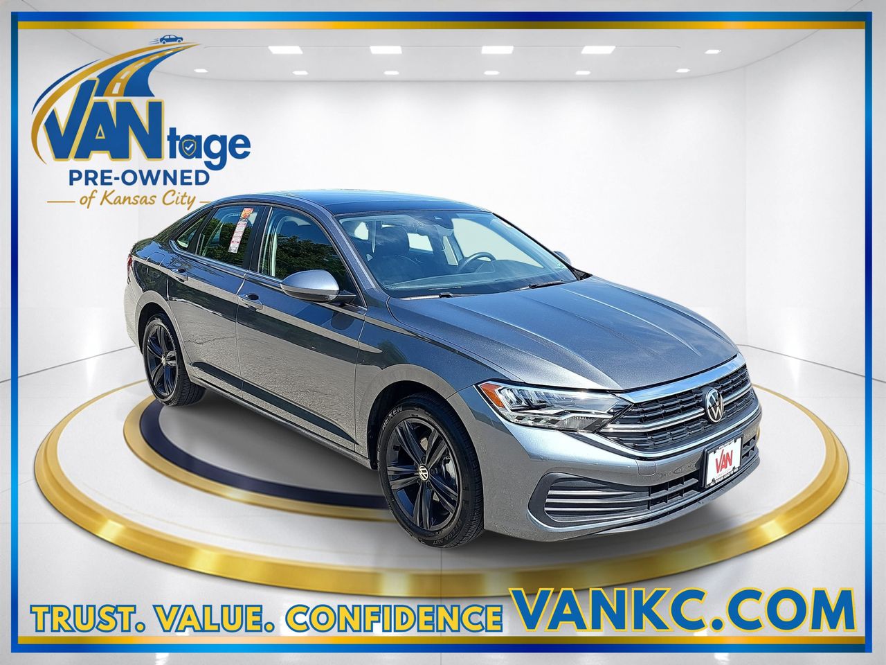Used 2024 Platinum Gray Metallic Volkswagen 1.5T SE image 3