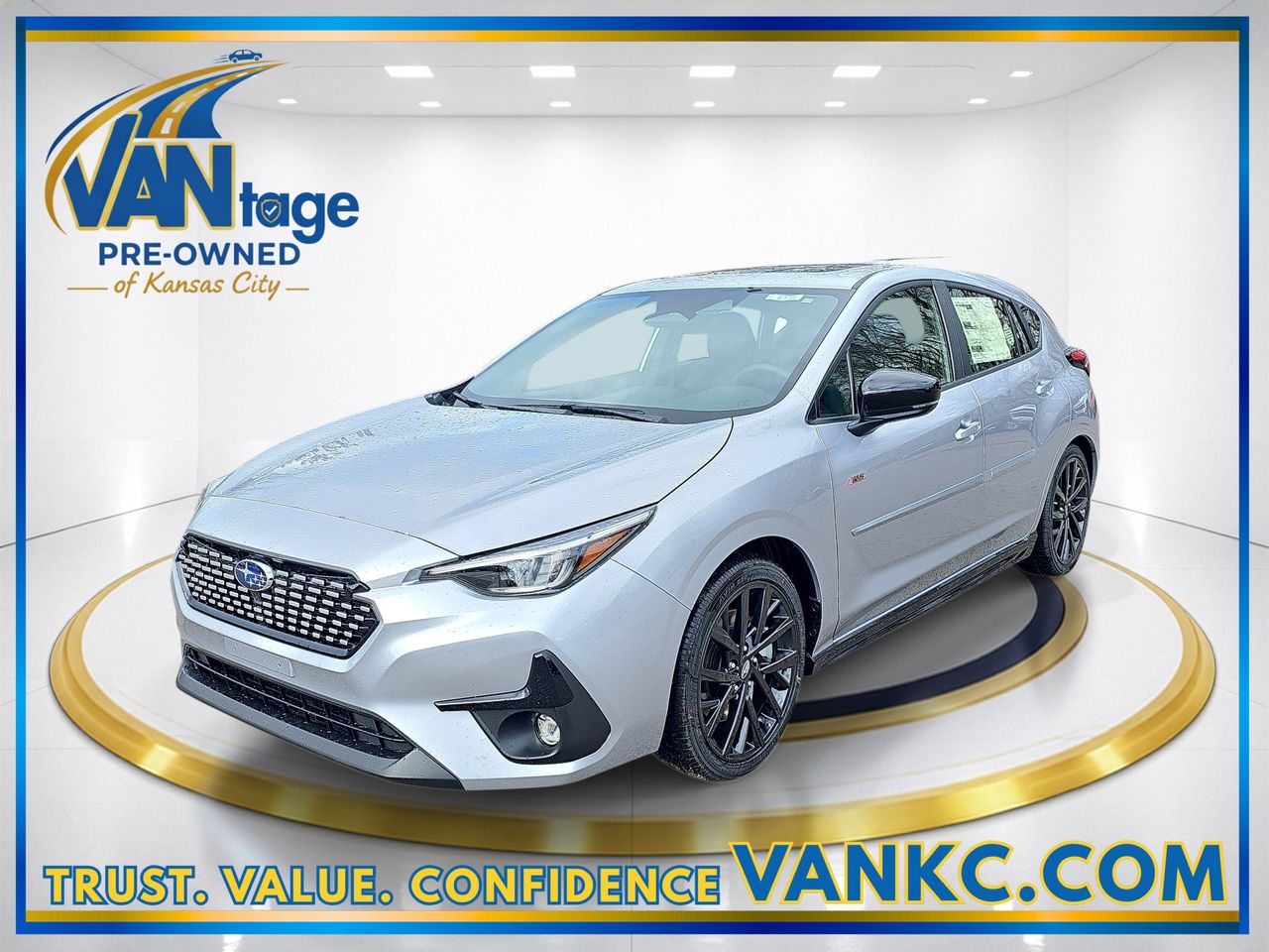 Ice Silver 2026 Subaru Impreza RS AWD Wagon All-Wheel Drive Continuously Variable Transmission