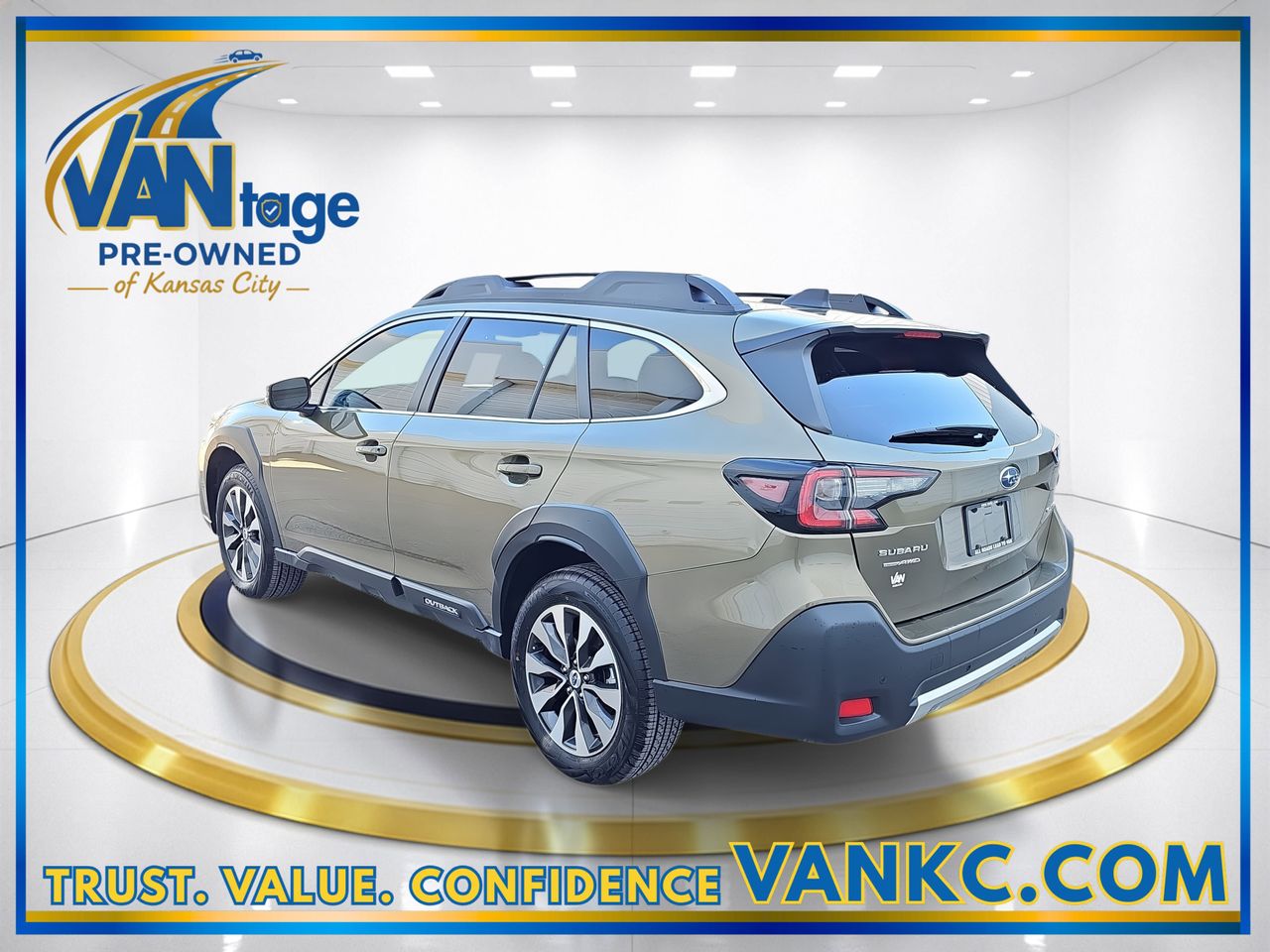 Certified Used 2025 Green Metallic Subaru Limited image 9