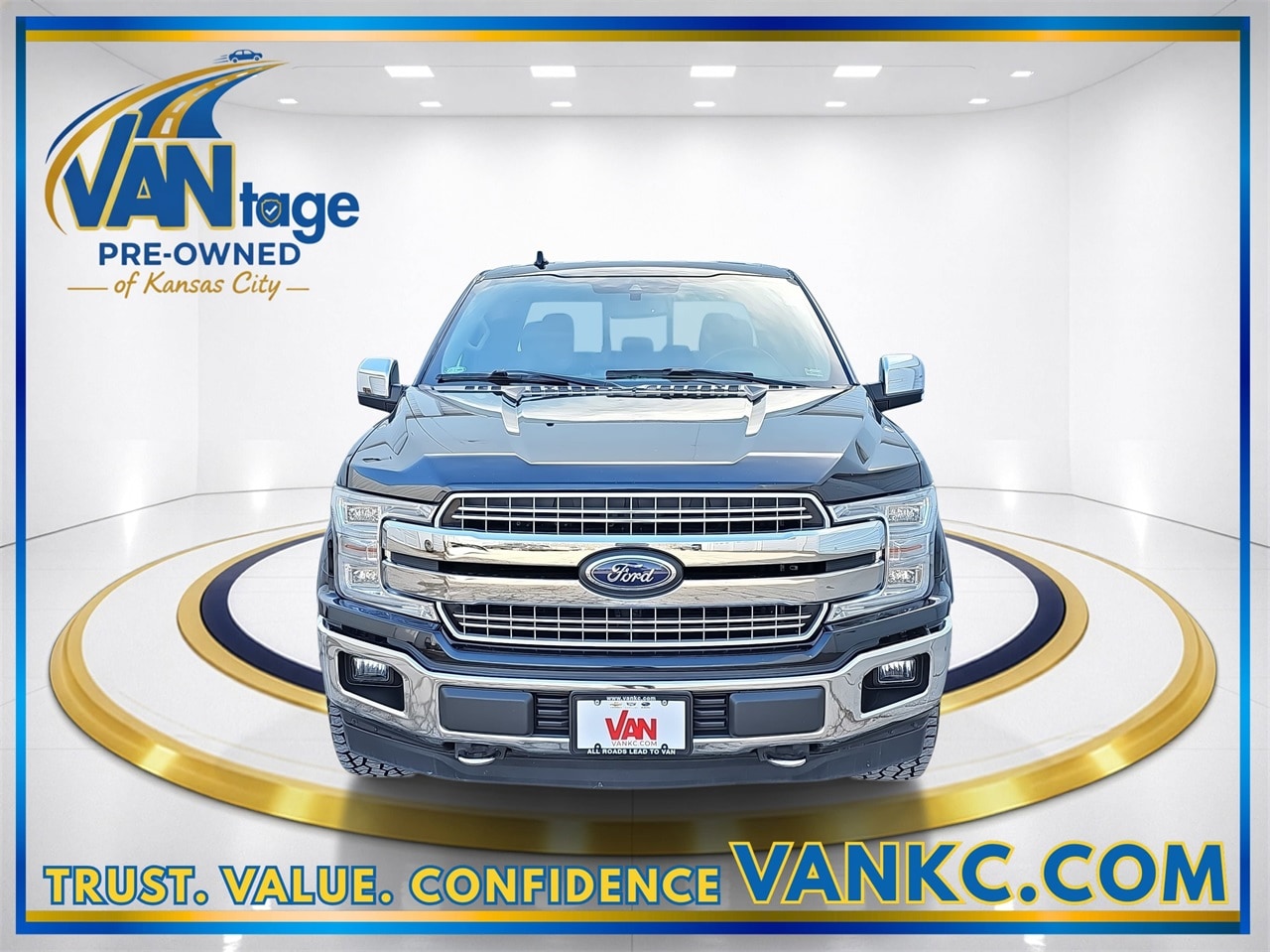 Used 2018 Ford F-150 Lariat with VIN 1FTFX1E51JKD33359 for sale in Kansas City