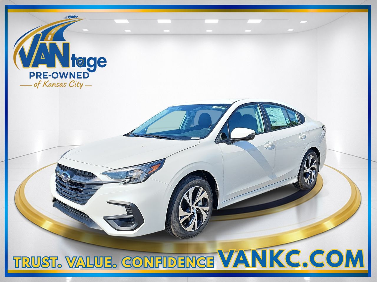 Crystal White Pearl 2025 Subaru Legacy Premium AWD Sedan All-Wheel Drive Continuously Variable Transmission