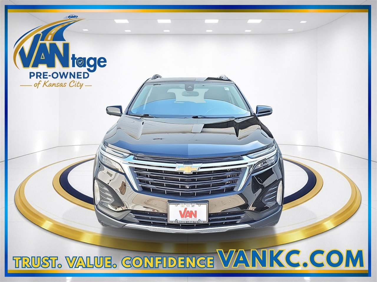 Used 2022 Chevrolet Equinox LT with VIN 3GNAXUEV1NL312003 for sale in Kansas City