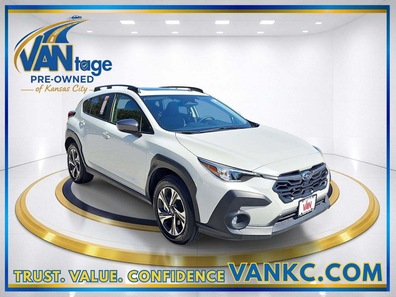 Certified Used 2025 Crystal White Pearl Subaru Premium image 3