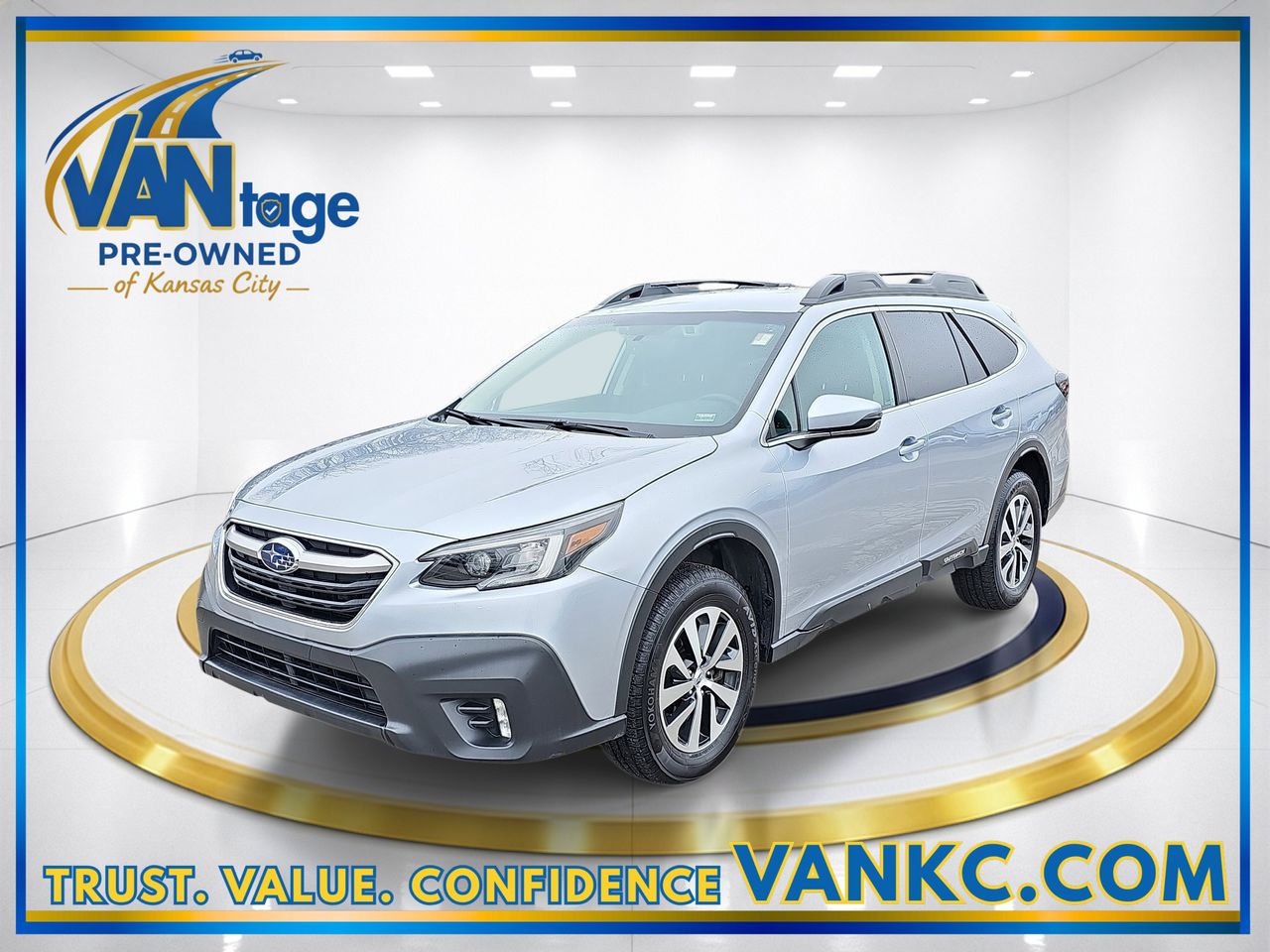 Ice Silver Metallic 2021 Subaru Outback Premium Crossover AWD SUV / Crossover All-Wheel Drive Continuously Variable Transmission