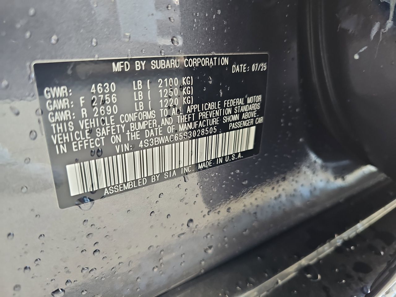 New 2025 Magnetite Gray Subaru Premium image 35