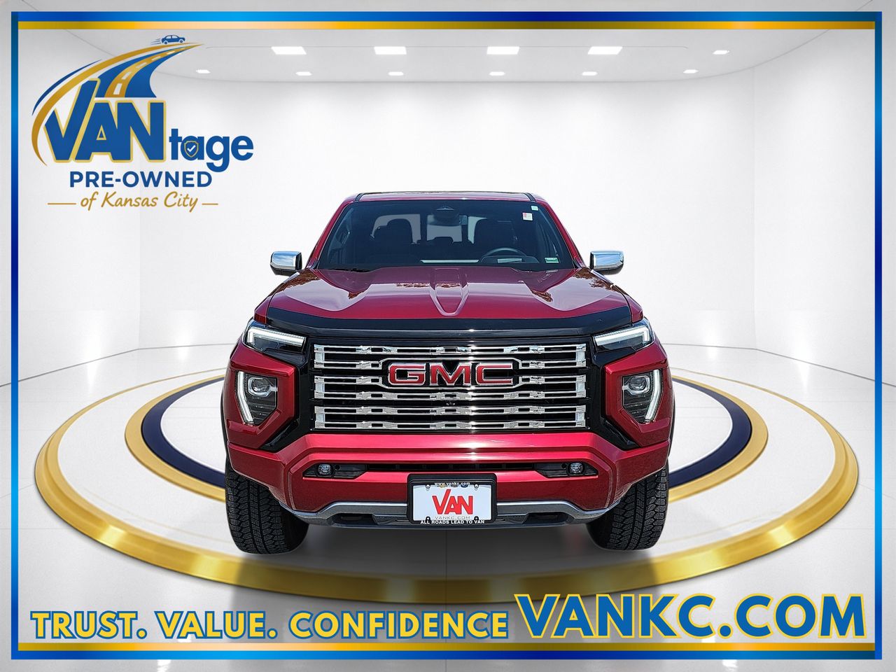 Used 2025 GMC Canyon Denali with VIN 1GTP2FEK6S1233027 for sale in Kansas City