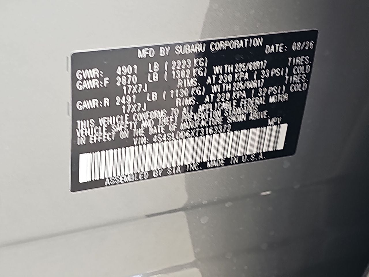 New 2026 River Rock Pearl Subaru Premium image 37