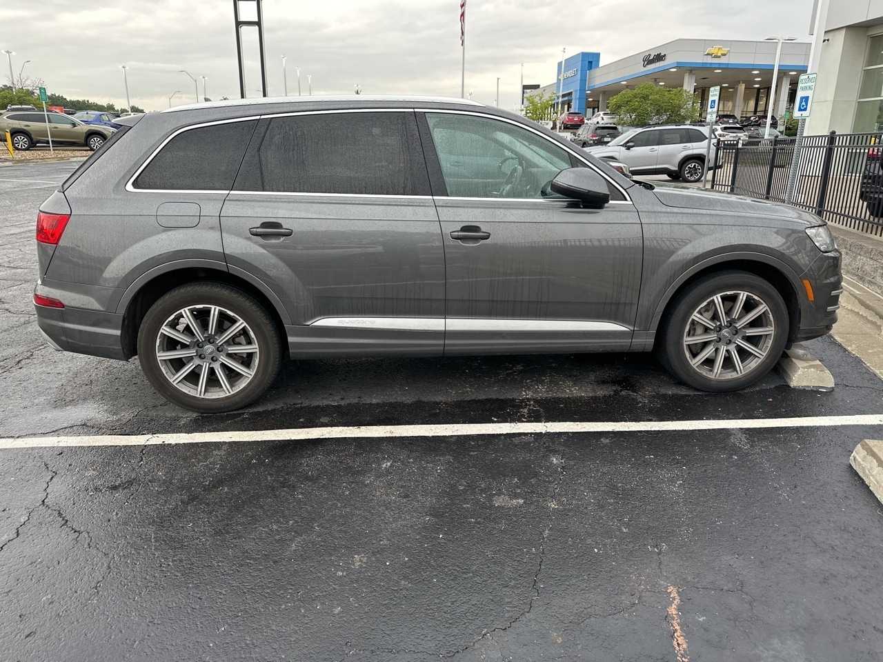 Used 2019 Audi Q7 Premium Plus with VIN WA1LHAF70KD022859 for sale in Kansas City