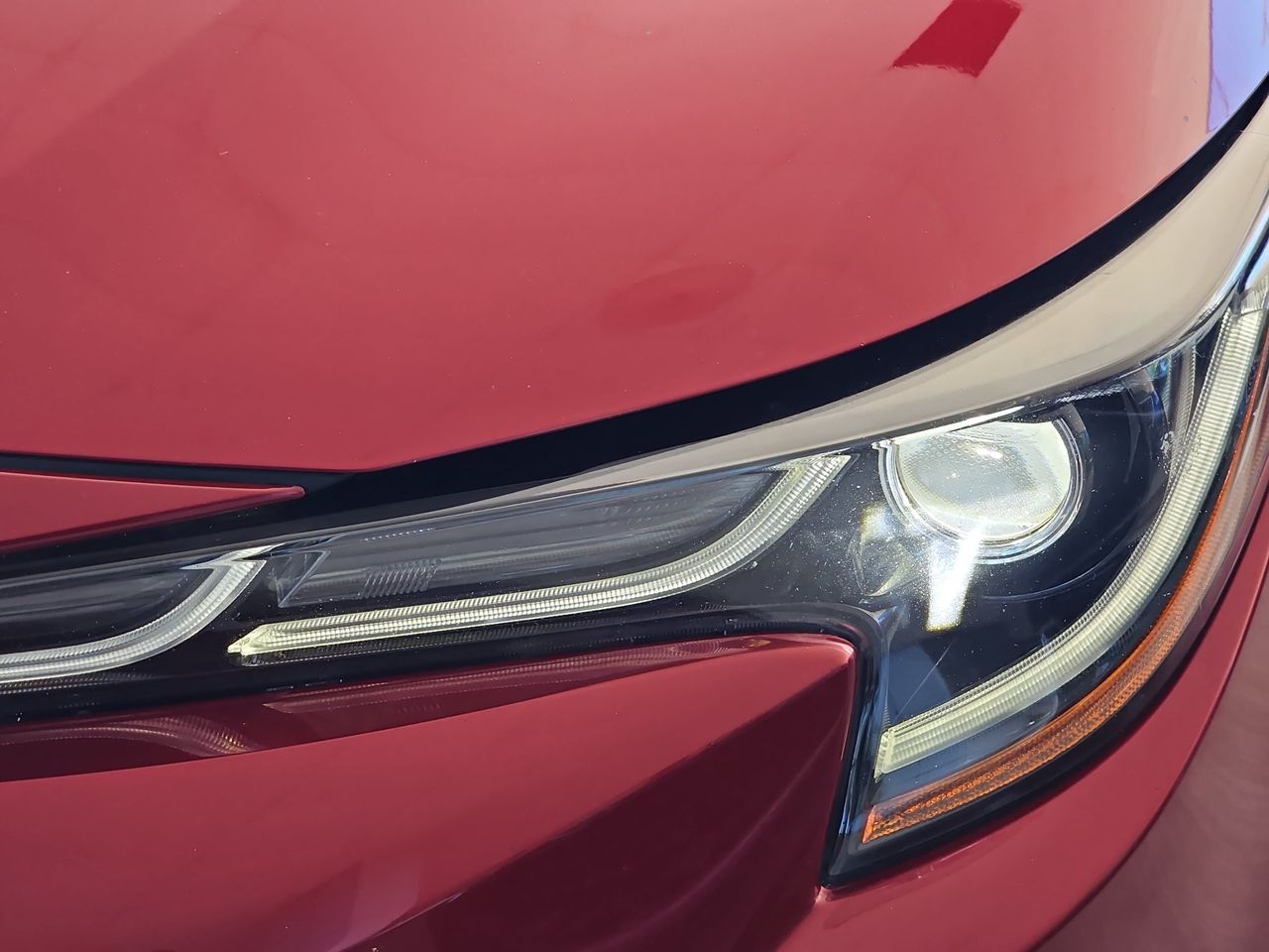 Used 2022 Ruby Flare Pearl Toyota LE image 35
