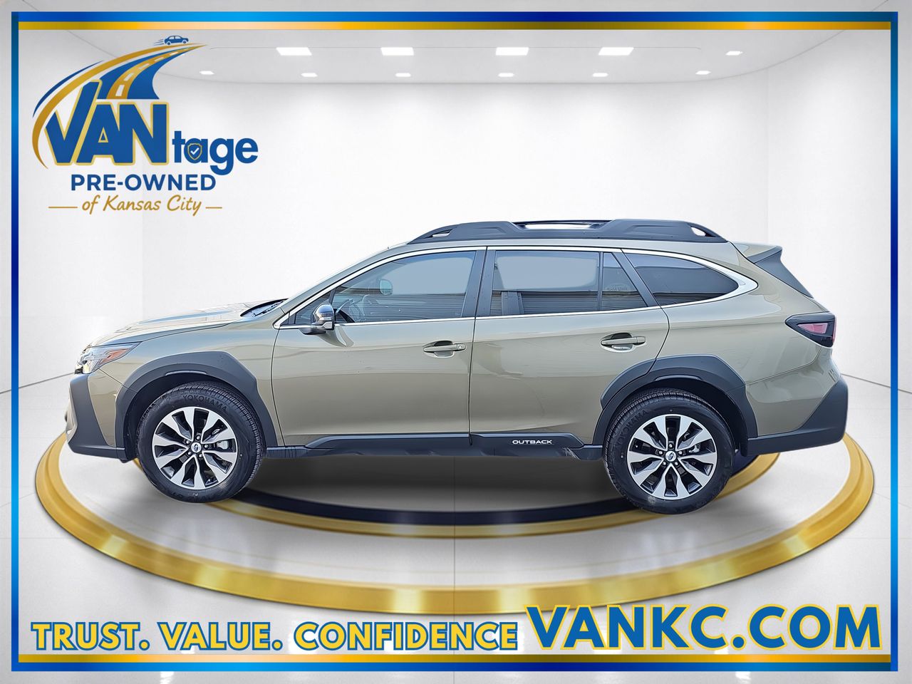 Certified Used 2025 Green Metallic Subaru Limited image 10