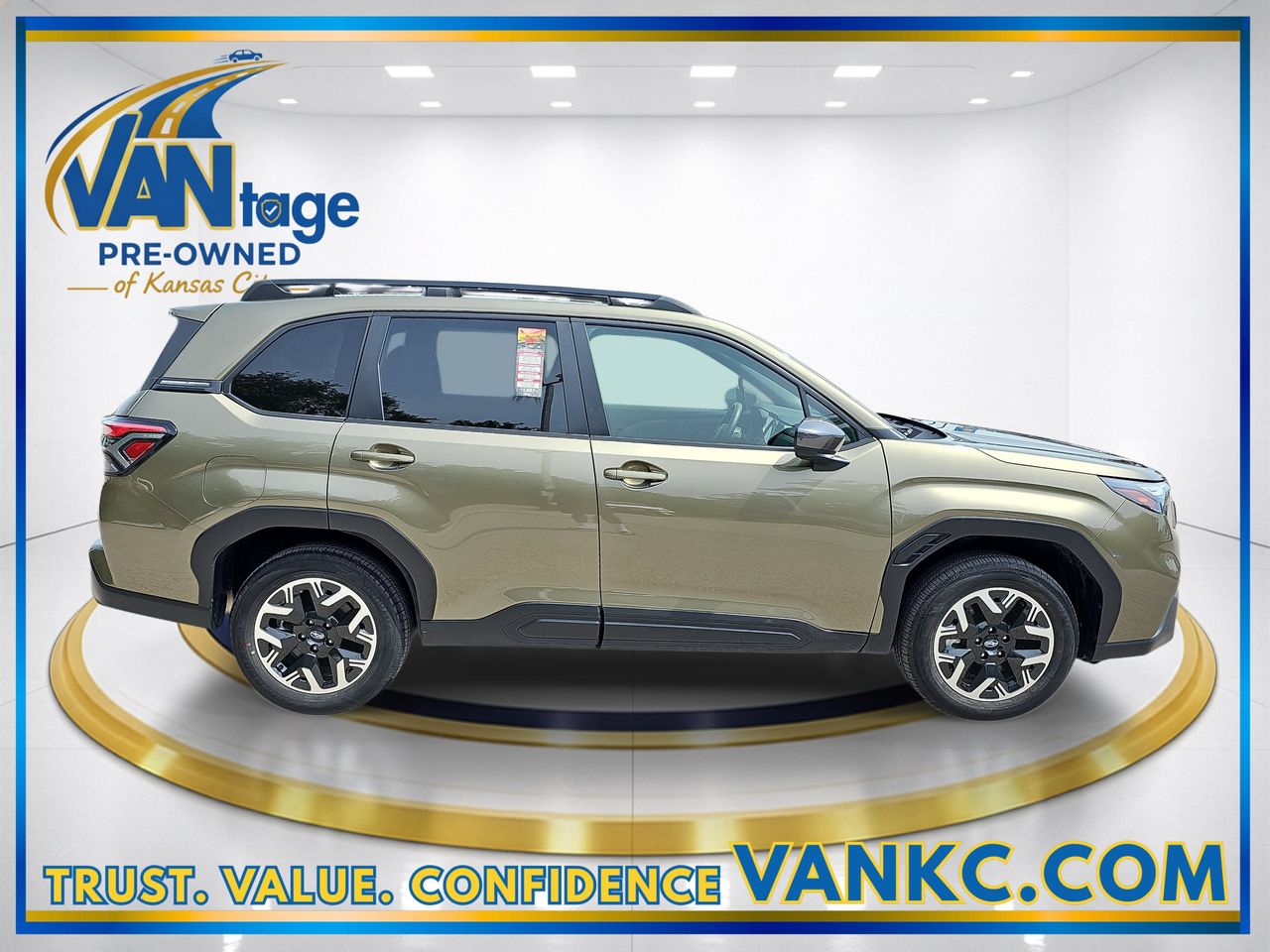 Certified Used 2025 Autumn Green Metallic Subaru Premium image 5