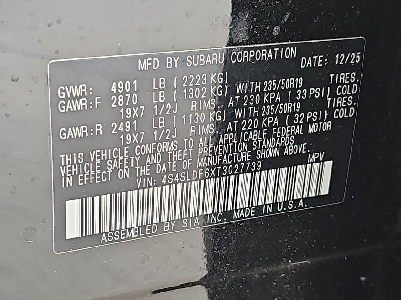Certified Used 2026 Crystal Black Silica Subaru Sport image 42
