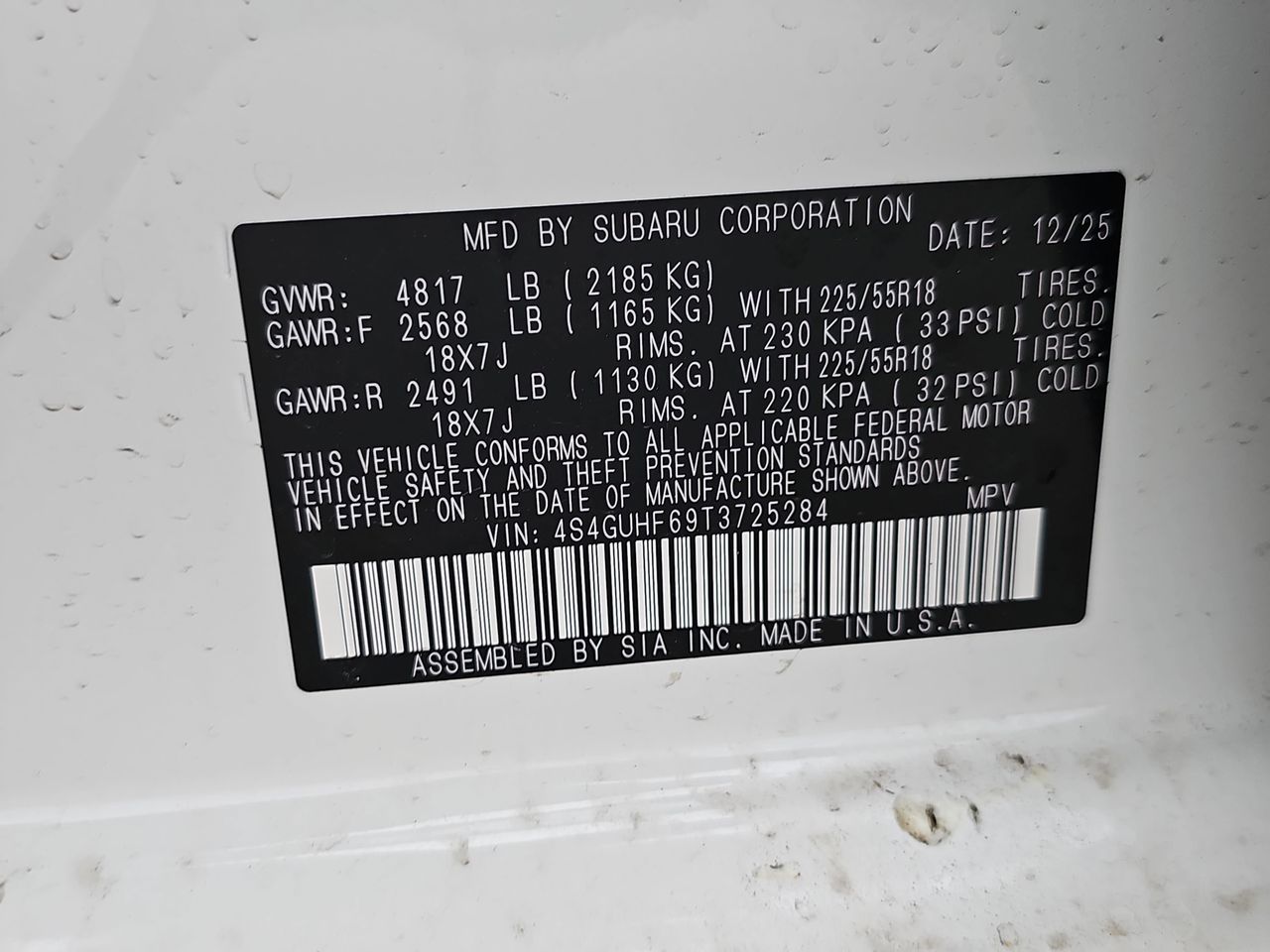 New 2026 Crystal White Pearl Subaru Sport image 36