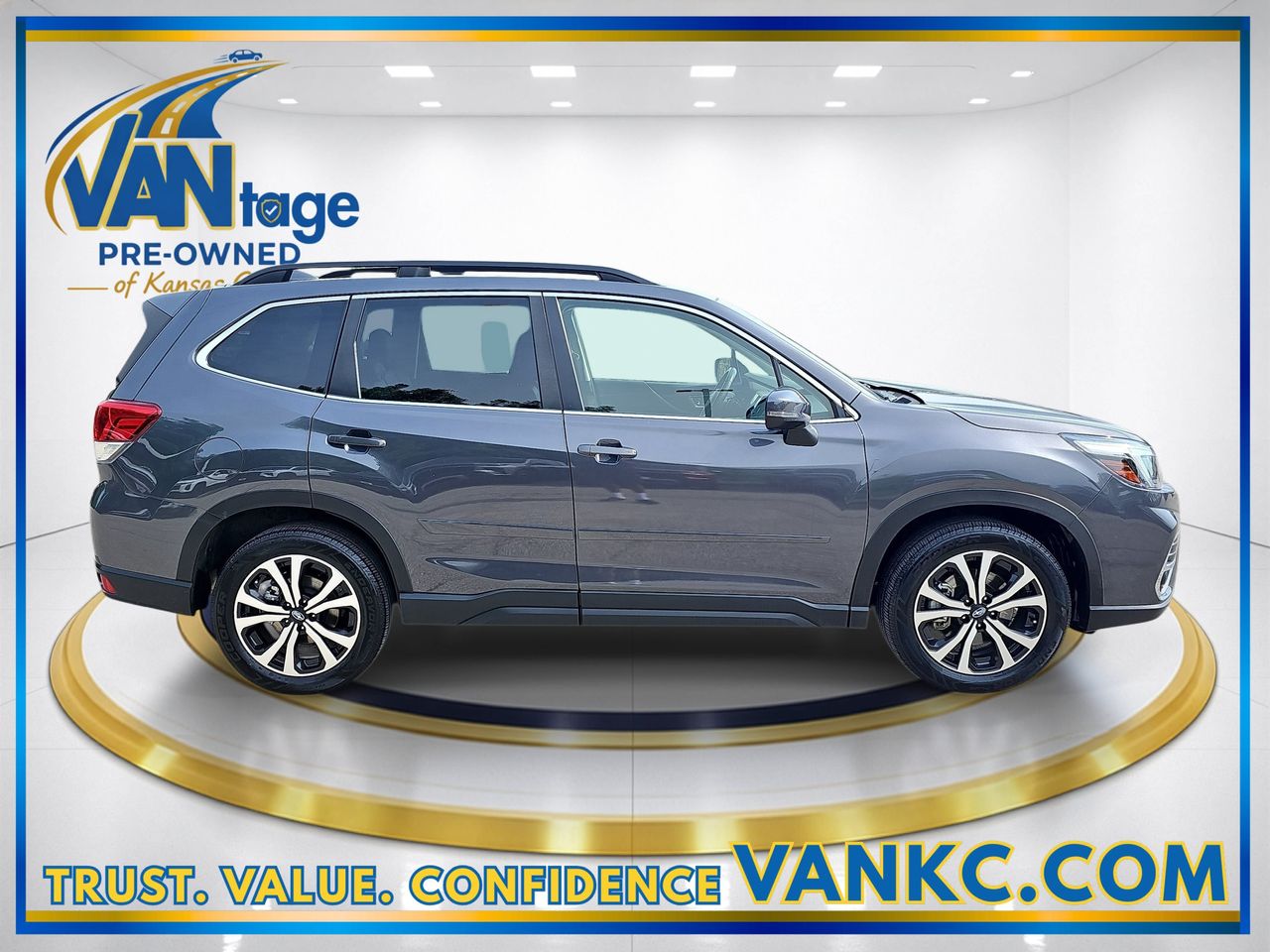 Used 2021 Magnetite Gray Metallic Subaru Limited image 5