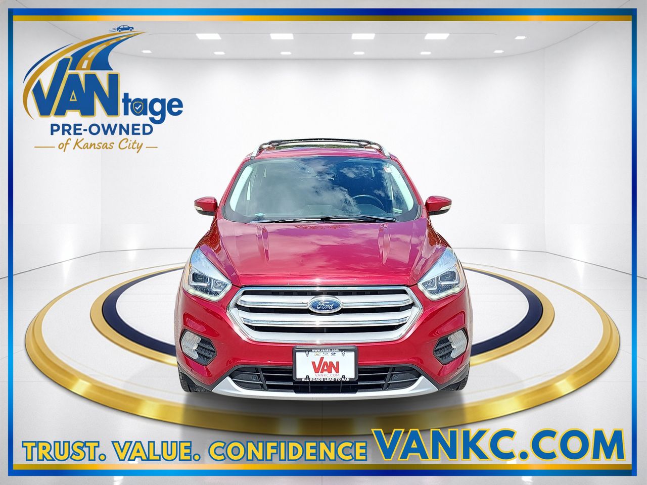 Used 2018 Ford Escape Titanium with VIN 1FMCU9J9XJUC49530 for sale in Kansas City