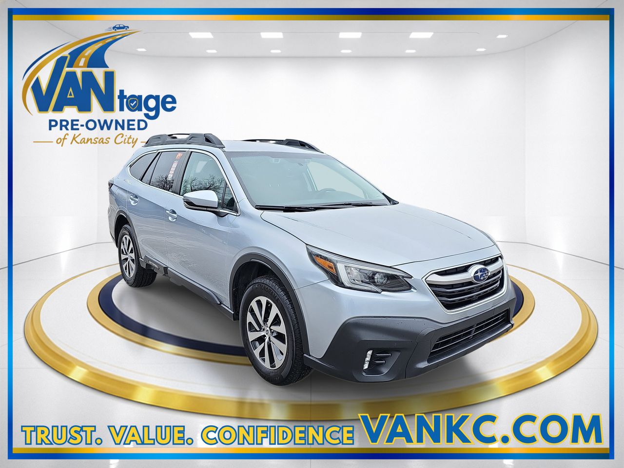 Certified Used 2021 Ice Silver Metallic Subaru Premium image 3