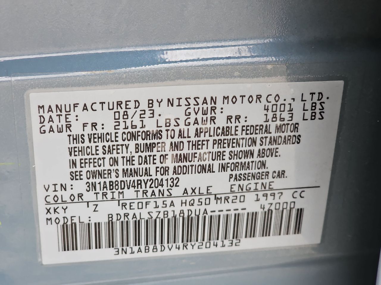 Used 2024 Atlantic Gray Metallic Super Black Nissan SR image 41