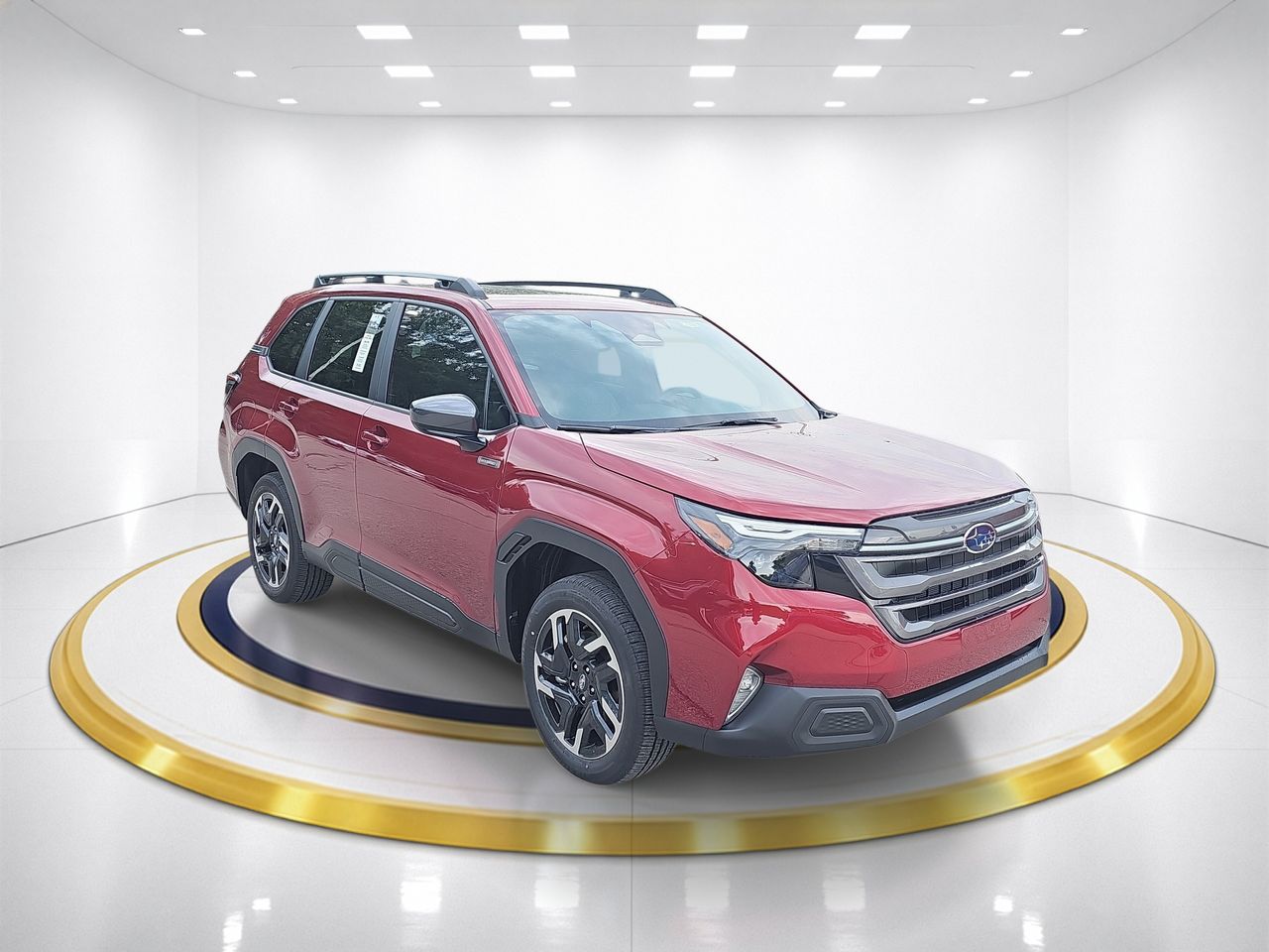 New 2026 Crimson Red Pearl Subaru Premium Hybrid image 3