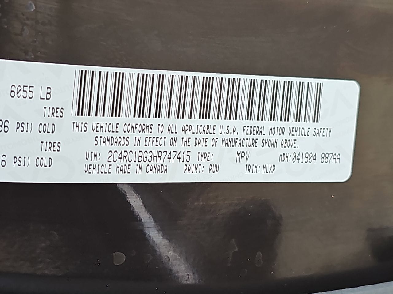 Used 2017 Dark Cordovan Pearlcoat Chrysler Touring L image 43