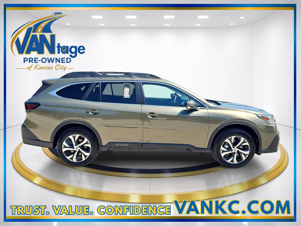 Used 2020 Green Metallic Subaru Limited image 5