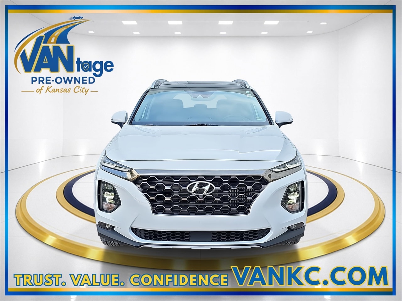 Used 2020 Hyundai Santa Fe Limited with VIN 5NMS5CAA2LH153955 for sale in Kansas City