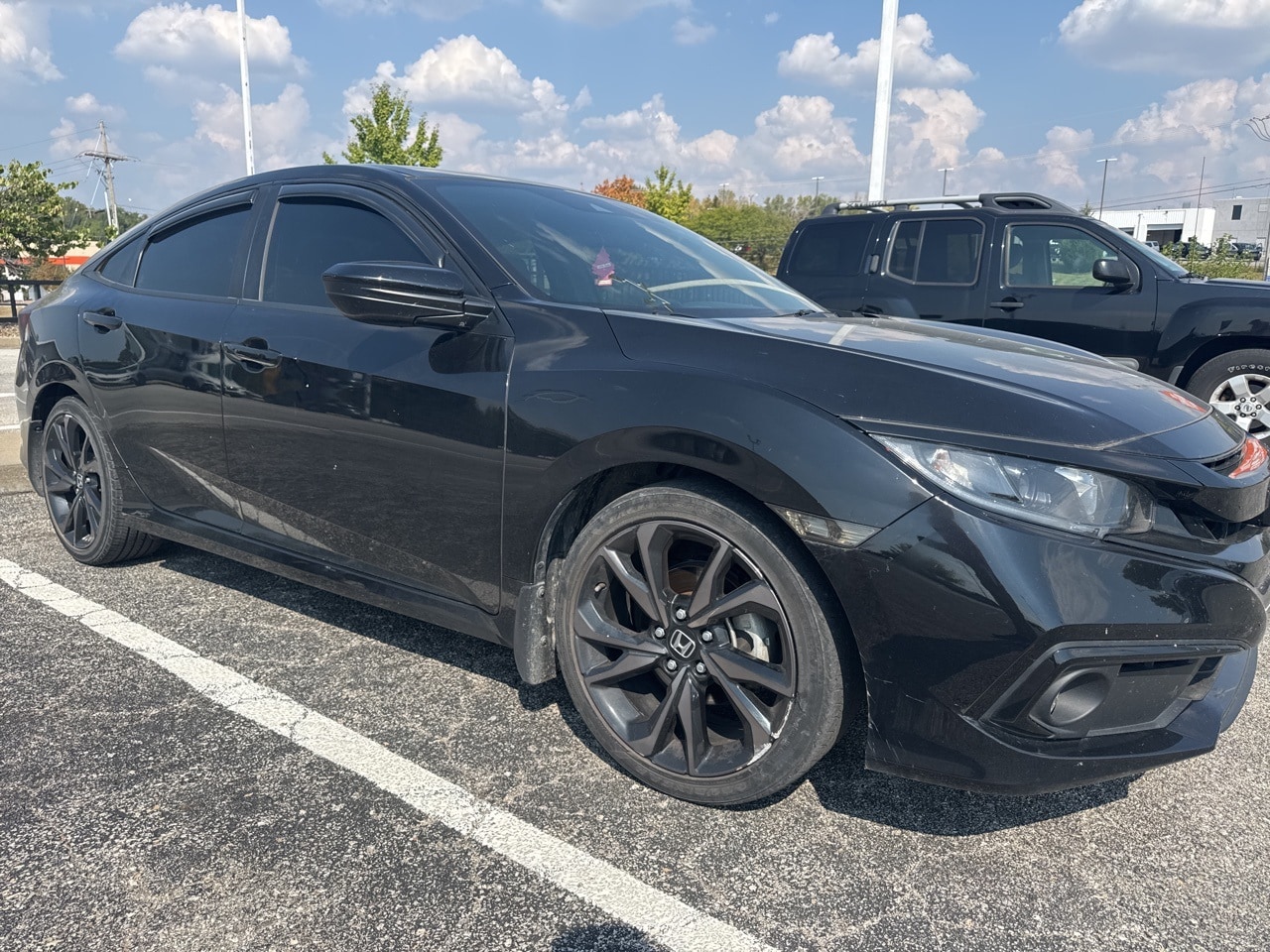 Used 2020 Honda Civic Sport with VIN 2HGFC2E86LH600504 for sale in Kansas City