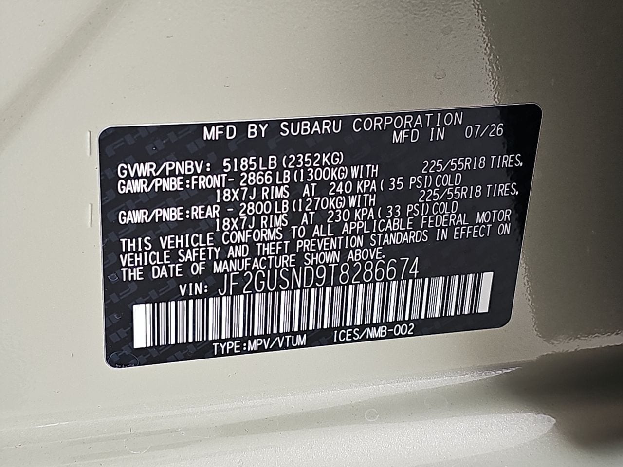 New 2026 Sand Dune Pearl Subaru Limited Hybrid image 37