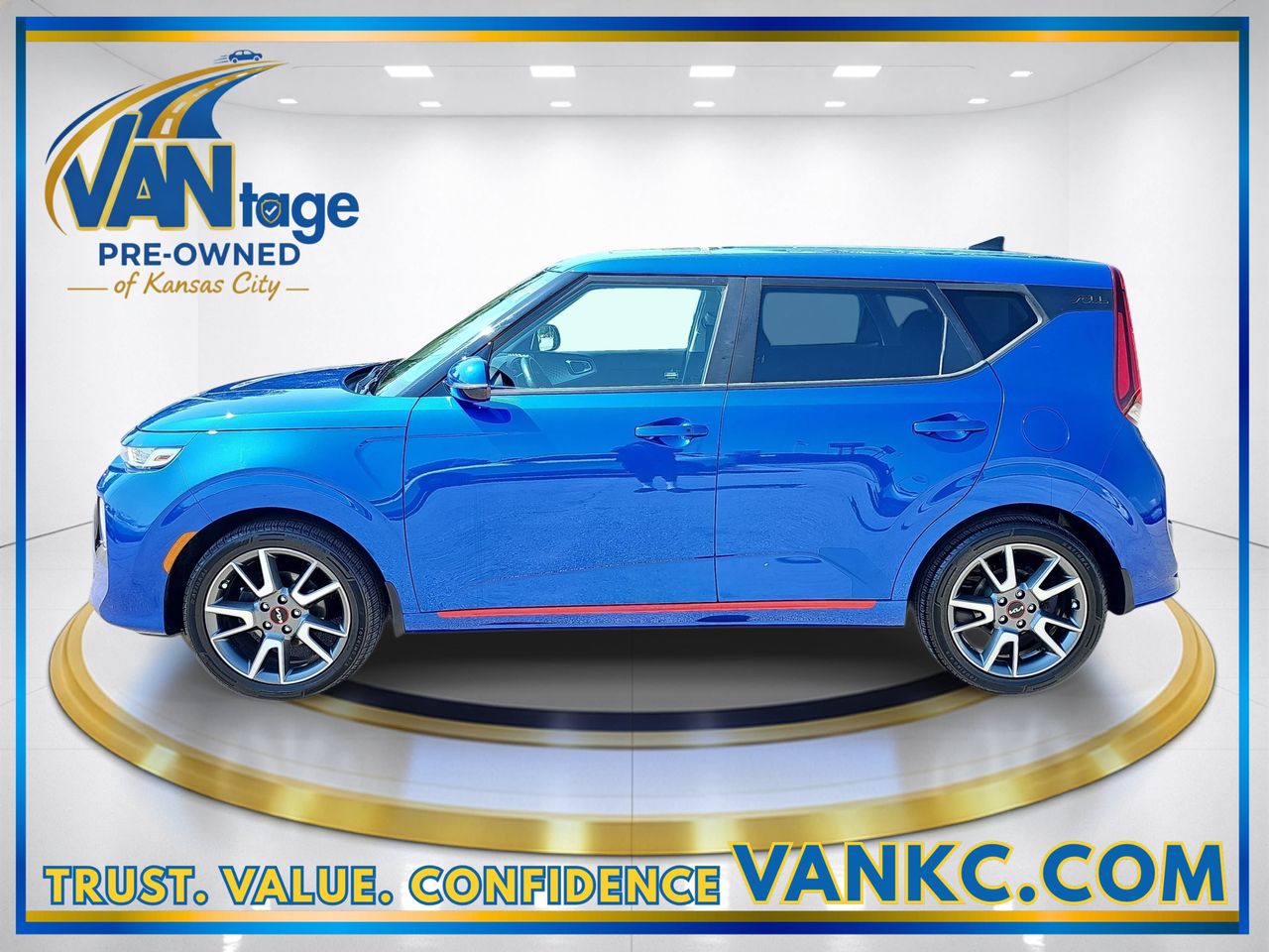 Used 2022 Neptune Blue Kia GT-Line image 10