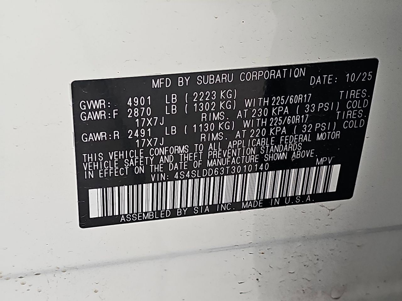 Certified Used 2026 Crystal White Subaru Premium image 41