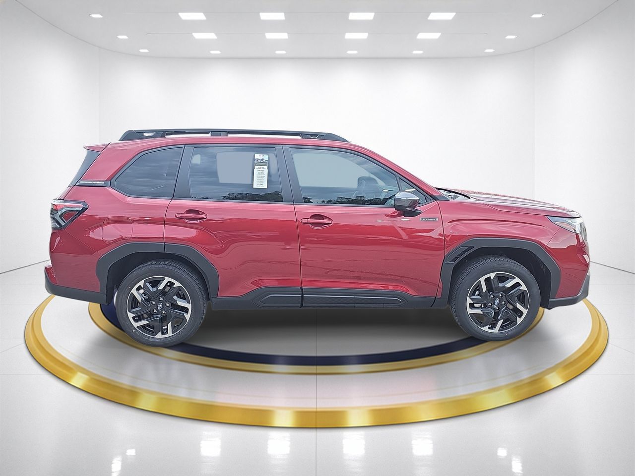 New 2026 Crimson Red Pearl Subaru Premium Hybrid image 4