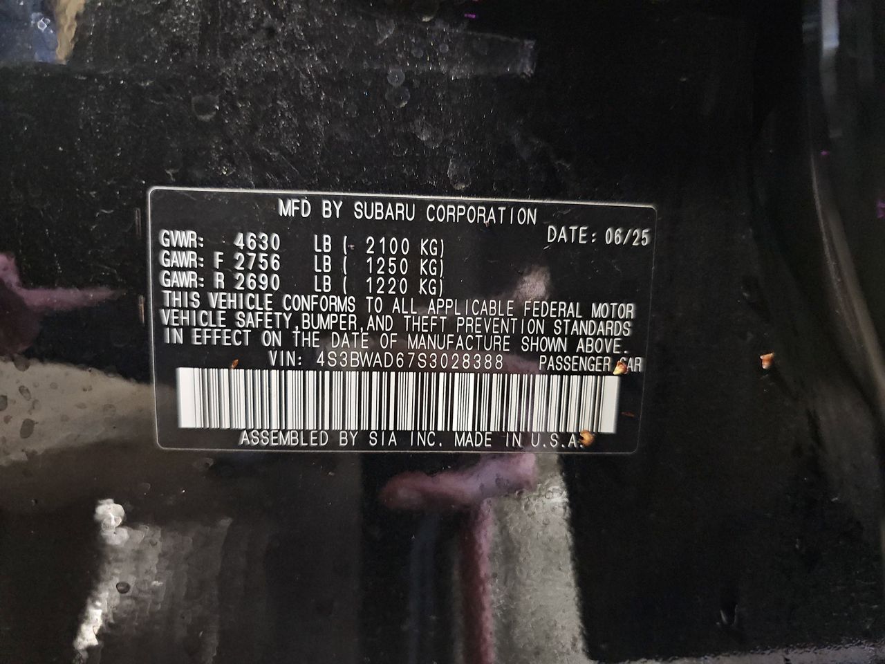 Certified Used 2025 Crystal Black Silica Subaru Premium image 40