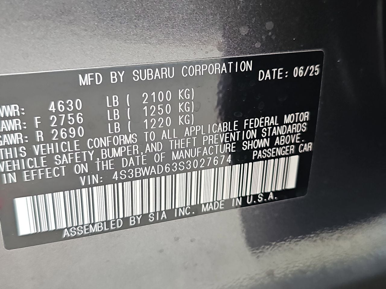 Certified Used 2025 Gray Metallic Subaru Premium image 40