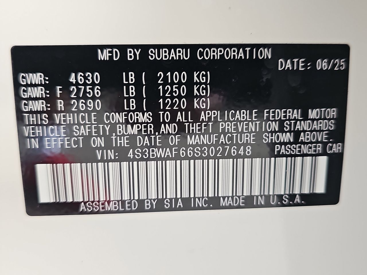 New 2025 Crystal White Pearl Subaru Premium image 36