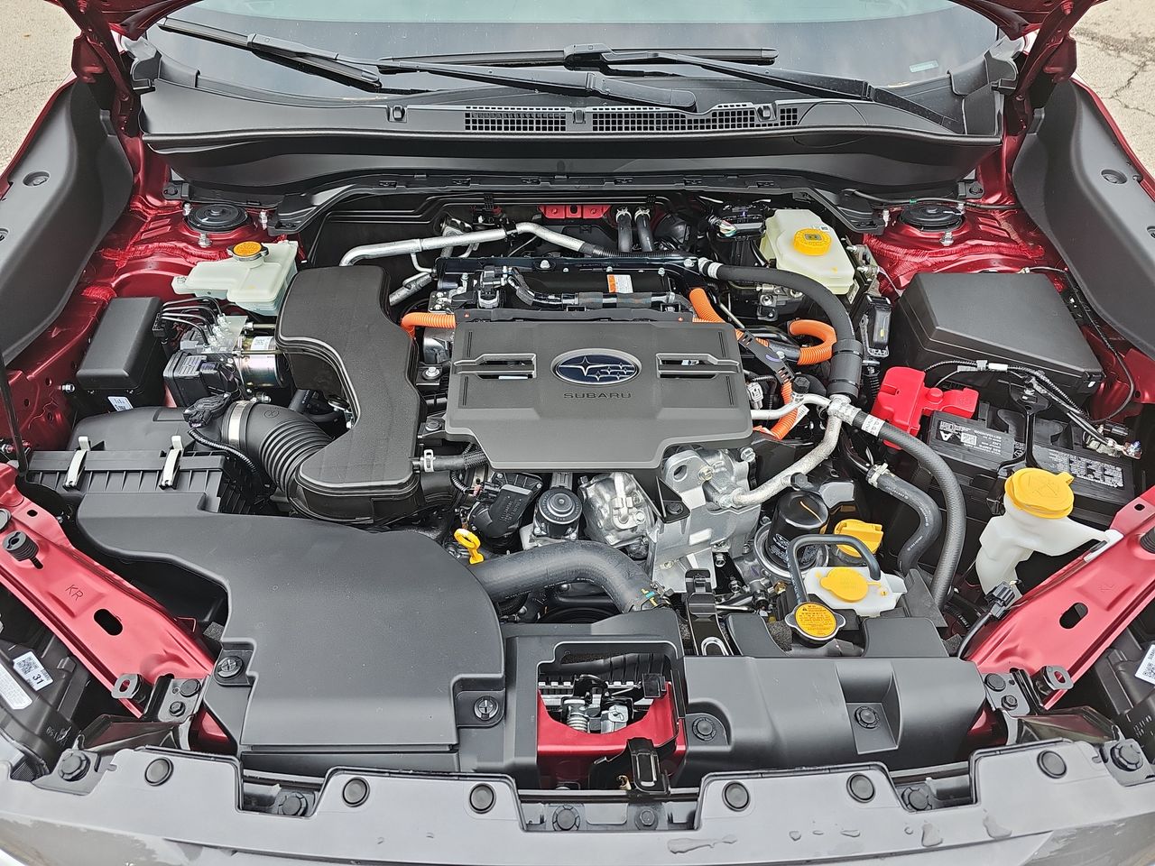 New 2026 Crimson Red Pearl Subaru Premium Hybrid image 31