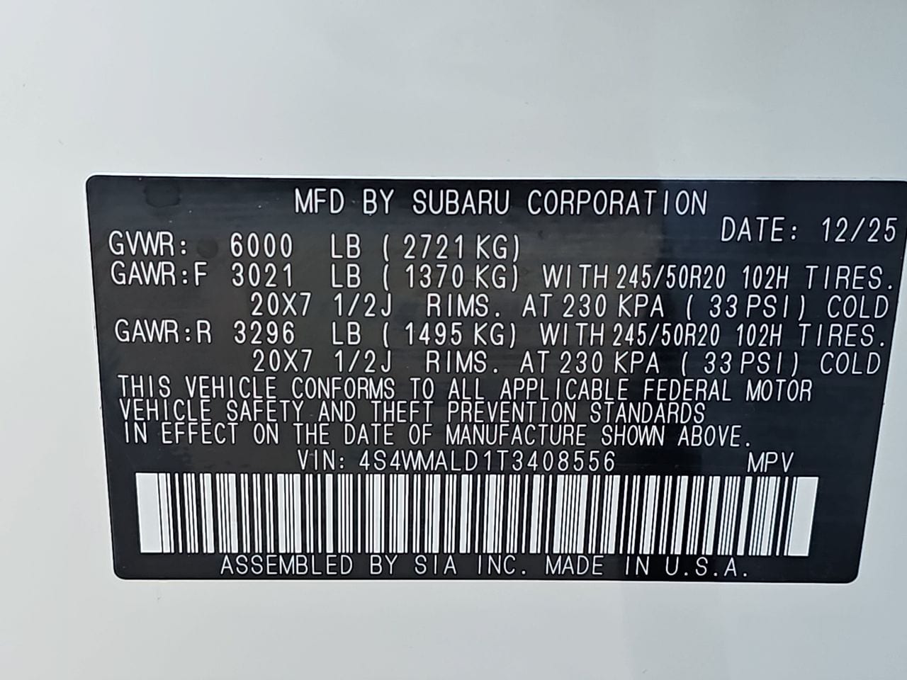 2026 Subaru Ascent Onyx Edition-Touring - Photo 42