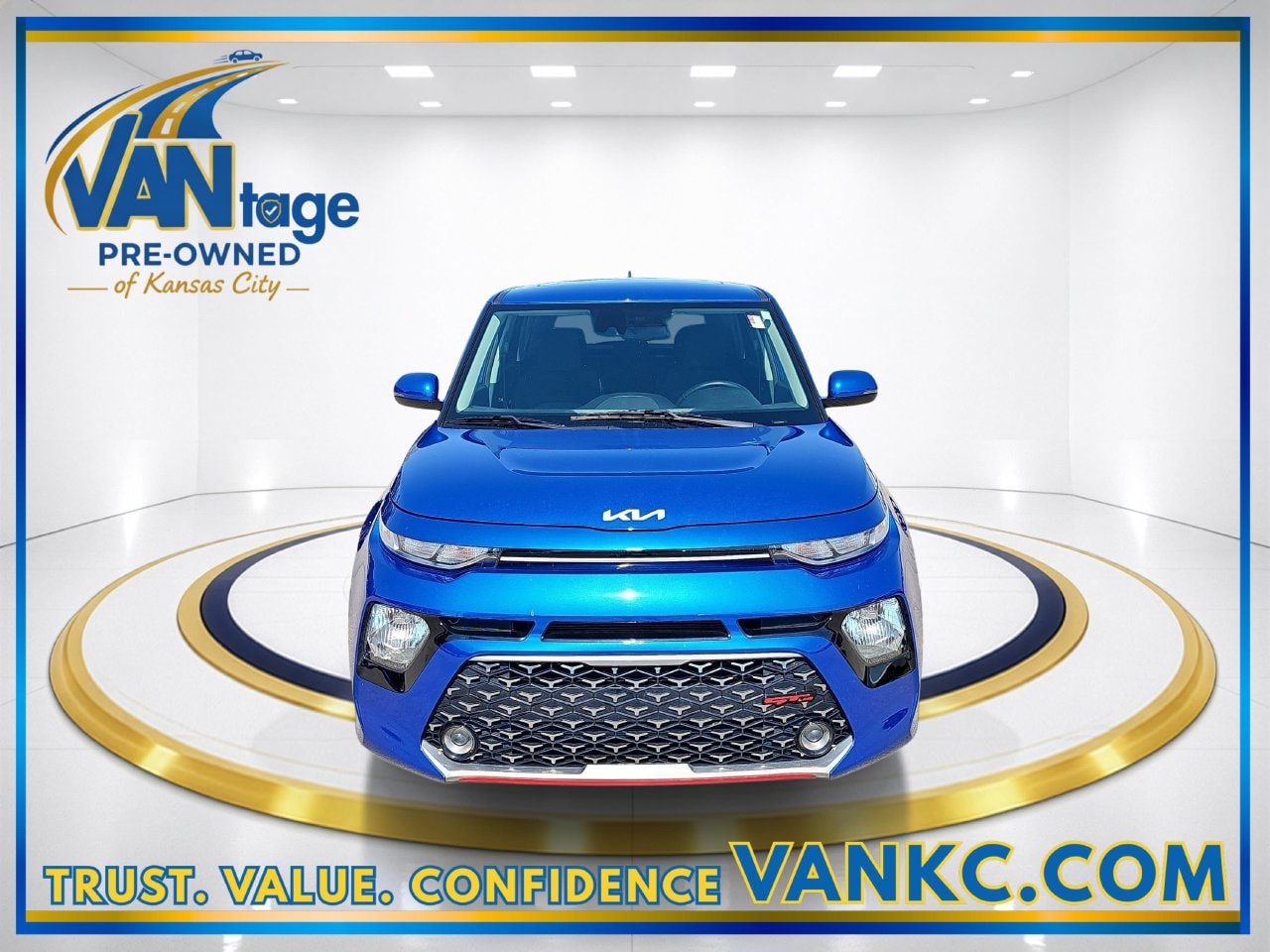 Used 2022 Neptune Blue Kia GT-Line image 2