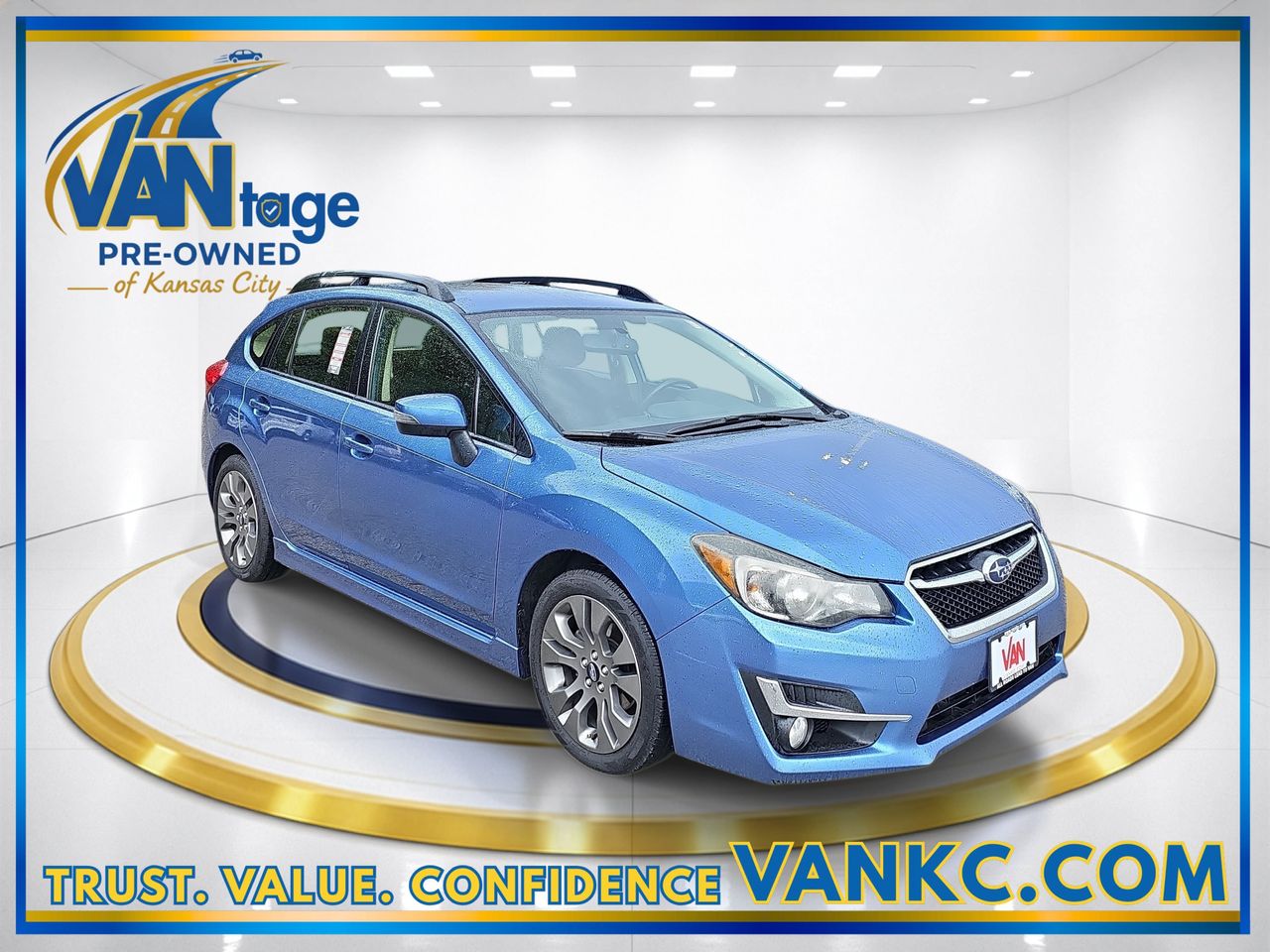 Used 2016 Quartz Blue Pearl Subaru 2.0i Sport Premium image 3